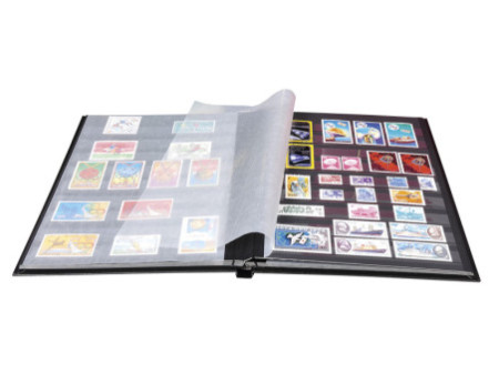 EXACOMPTA Album de timbres, 225 x 305 mm, 32 pages, noir