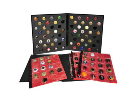 EXACOMPTA Album pour capsules de champagne, noir