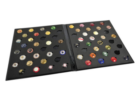 EXACOMPTA Album pour capsules de champagne, noir