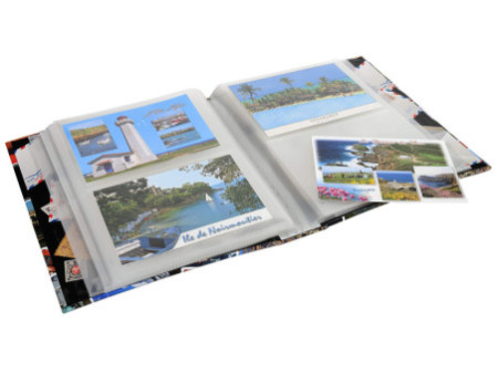 EXACOMPTA Album pour 200 cartes postales, 200 x 255 mm