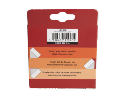 EXACOMPTA Coins pour photos, transparent, autocollant