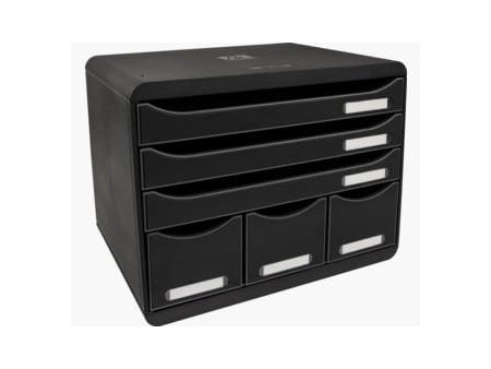 EXACOMPTA Module de classement STORE-BOX MAXI, 6 tiroirs