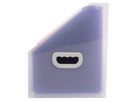 EXACOMPTA Trieur de bureau Crystal, 12 compartiments