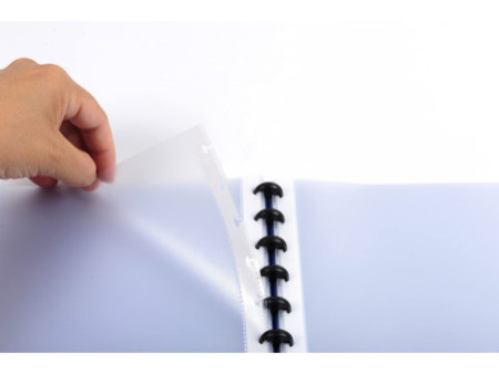EXACOMPTA Protège-documents, A4, 30 pochettes, bleu