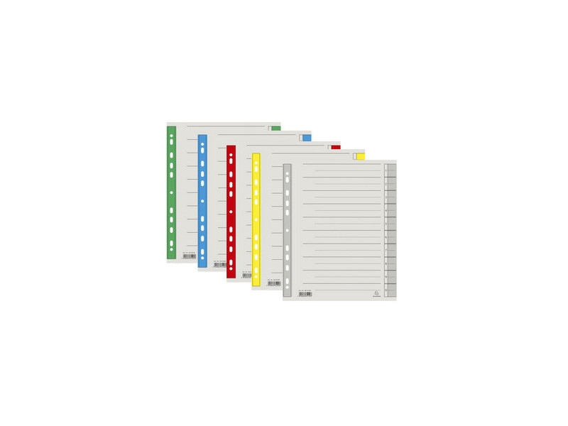 EXACOMPTA Intercalaires, A4 extra large, rouge