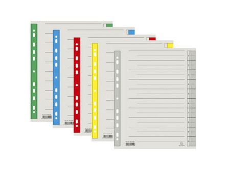 EXACOMPTA Intercalaires, A4 extra large, bleu