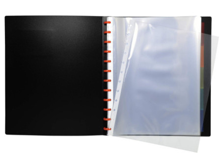 EXACOMPTA Protège-documents EXACTIVE, A4, 30 pochettes, noir