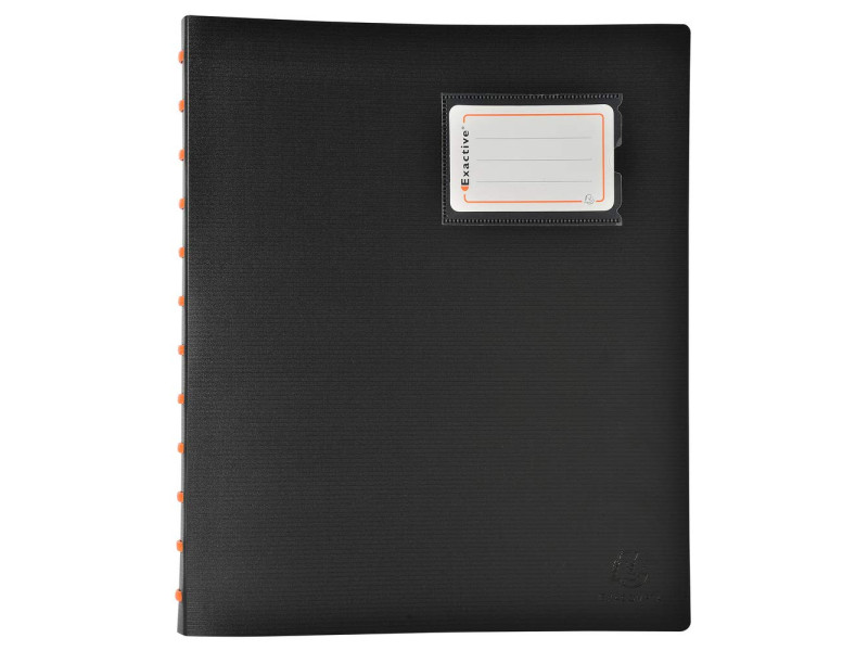 EXACOMPTA Protège-documents EXACTIVE, A4, 40 pochettes, noir