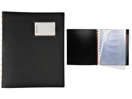 EXACOMPTA Protège-documents EXACTIVE, A4, 40 pochettes, noir