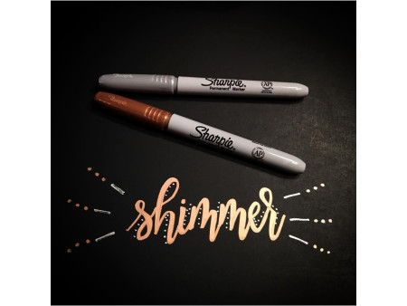 Sharpie Marqueur permanent métallisé, carte blister de 3
