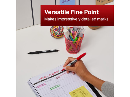 Sharpie Marqueur permanent FINE, blister de 4