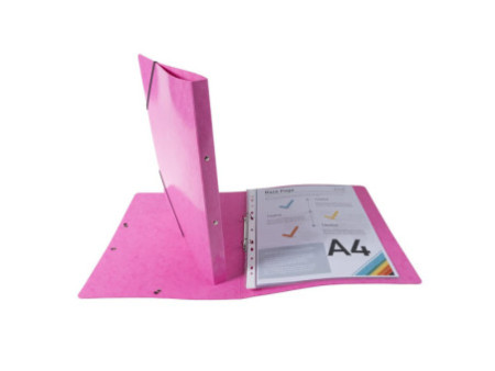 EXACOMPTA Classeur à anneaux Iderama, 2 anneaux, A4, rose