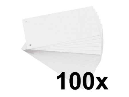EXACOMPTA Intercalaires Premium, 105 x 240 mm, blanc