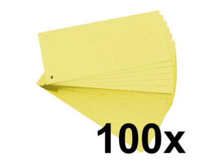 EXACOMPTA Intercalaires Premium, 105 x 240 mm, jaune