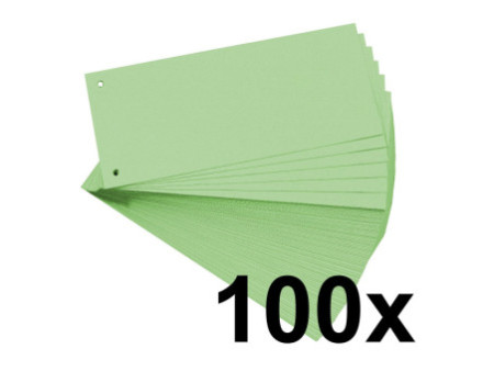 EXACOMPTA Intercalaires Premium, 105 x 240 mm, vert