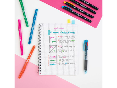 Tombow Kit d'écriture Creative Study, 9 pièces