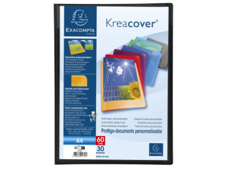 EXACOMPTA Protège-documents Kreacover, A4, PP, assorti