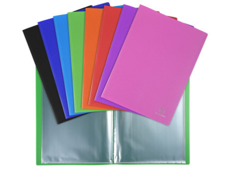 EXACOMPTA Protège-documents Opaque, A4, PP, assorti