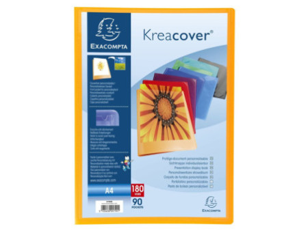 EXACOMPTA Protège-documents Kreacover, A4, PP, assorti