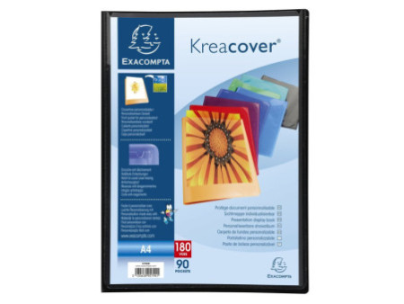 EXACOMPTA Protège-documents Kreacover, A4, PP, assorti
