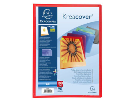EXACOMPTA Protège-documents Kreacover, A4, PP, assorti