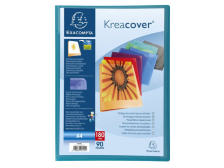 EXACOMPTA Protège-documents Kreacover, A4, PP, assorti