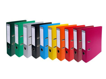 EXACOMPTA Classeur à levier PVC Premium, A4, 70 mm, assorti