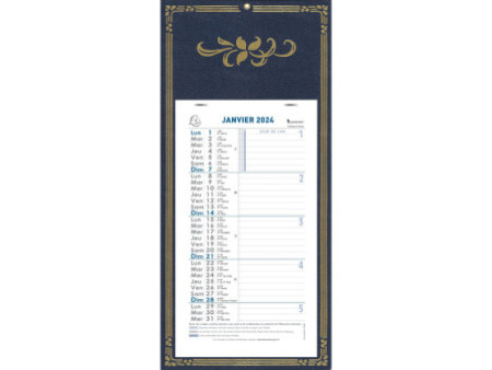 EXACOMPTA Calendrier mural, 155 x 285 mm, fond Skytos, 2026