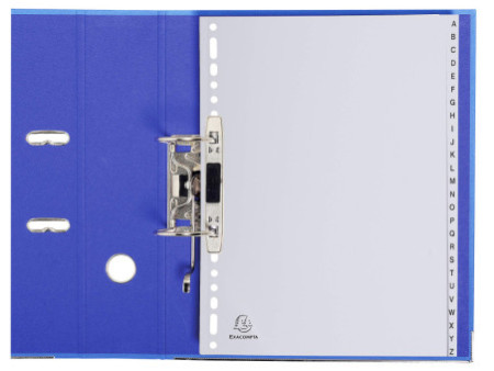 EXACOMPTA Intercalaires en plastique, A-Z, A4, 26 touches