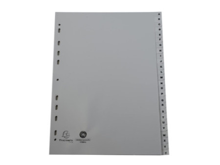 EXACOMPTA Intercalaires en plastique, A-Z, A4, 26 touches