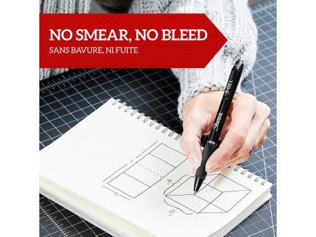 Sharpie Stylo encre gel S-GEL, 0,7 mm, rouge