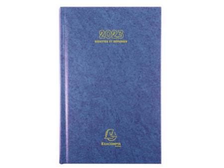 EXACOMPTA Agenda Carré Recettes/Dépenses, 2026, assorti