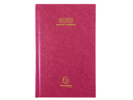 EXACOMPTA Agenda Carré Recettes/Dépenses, 2026, assorti