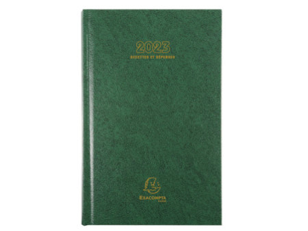 EXACOMPTA Agenda Carré Recettes/Dépenses, 2026, assorti