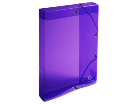 EXACOMPTA Boîte de classement Crystal, PP, 40 mm, assorti