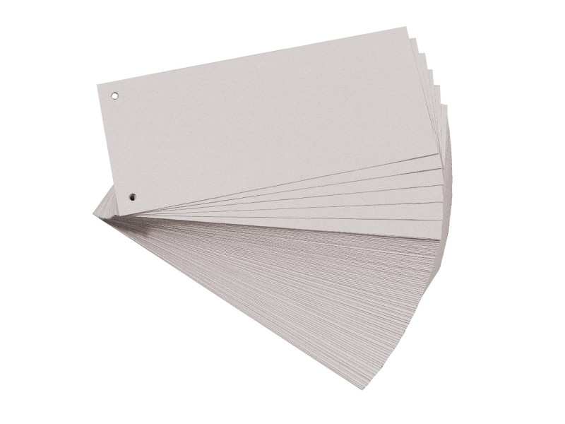 EXACOMPTA Fiches intercalaires, 105 x 240 mm, gris