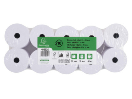 EXACOMPTA Bobine pour caisses, 57 mm x 40 m x 12 mm