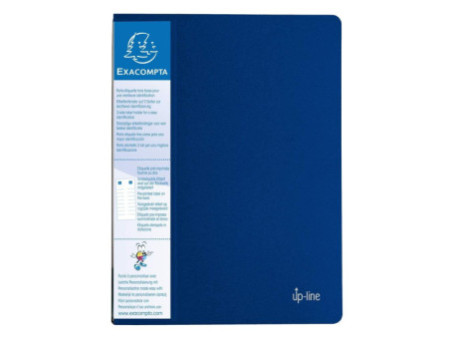 EXACOMPTA Protège-documents, A4, PP, 40 pochettes, bleu