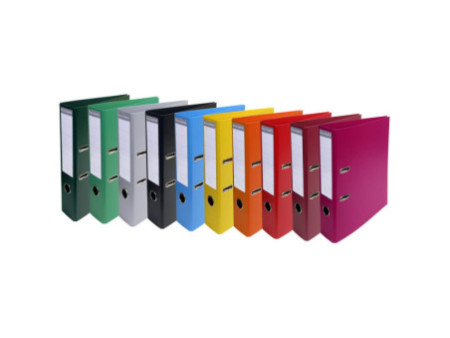 EXACOMPTA Classeur à levier PVC Premium, A4, 70 mm, bordeaux