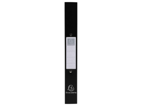 EXACOMPTA Classeur rigide Opaque, PP, A4, 2 anneaux, noir