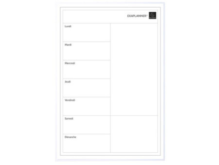 EXACOMPTA Planning magnétique Perso Exaplanner