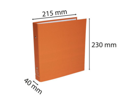 EXACOMPTA Classeur rembordé Opaque, 230 x 215 mm, 2 anneaux
