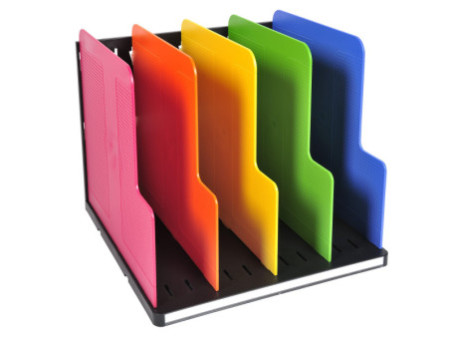 EXACOMPTA Trieur vertical MODULOTOP, 4 divisions, arlequin