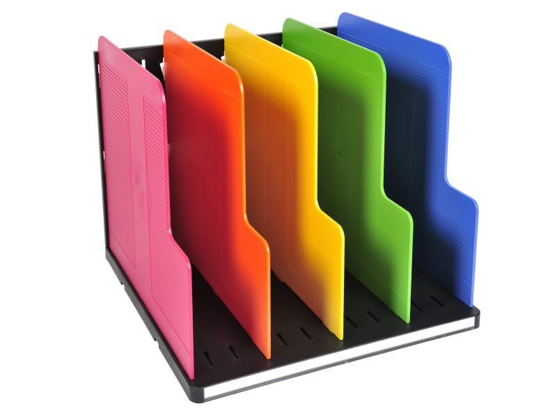 EXACOMPTA Trieur vertical MODULOTOP, 4 divisions, arlequin