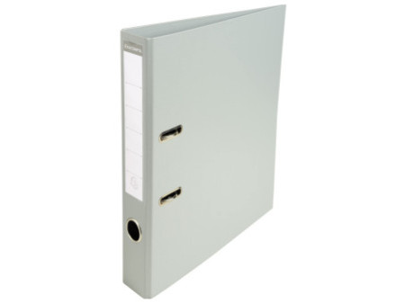 EXACOMPTA Classeur à levier PVC Premium, A4, 50 mm, gris