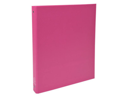 EXACOMPTA Classeur rembordé PP, A4, 4 anneaux, rose