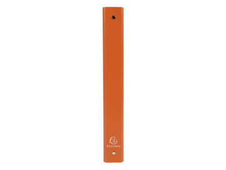 EXACOMPTA Classeur rembordé PP, A4, 4 anneaux, orange