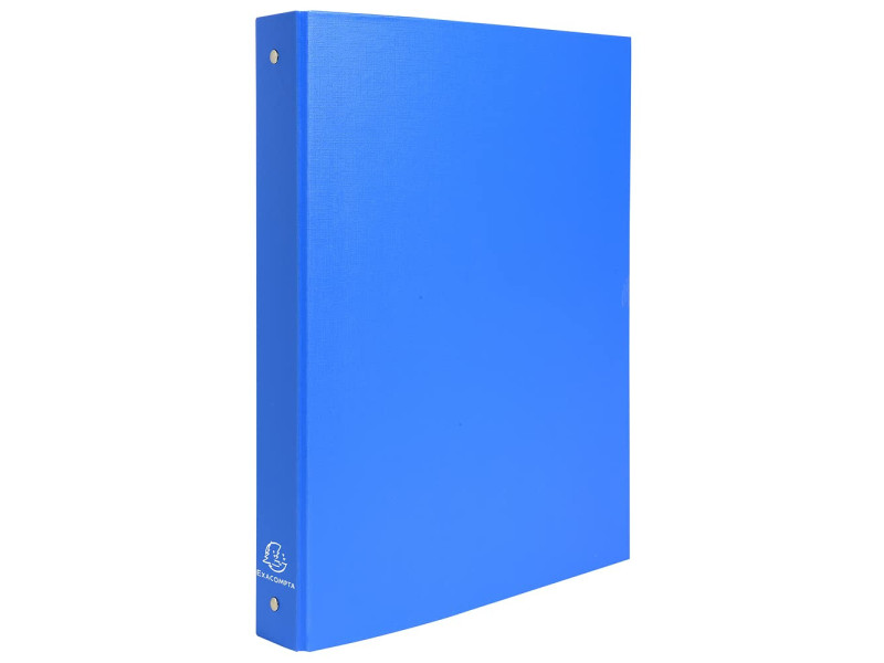 EXACOMPTA Classeur rembordé PP, A4, 4 anneaux, bleu clair