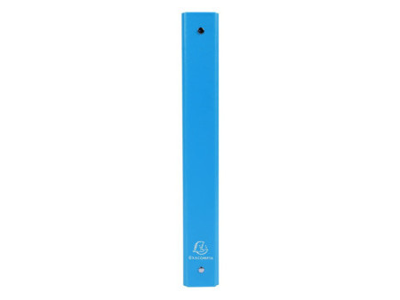 EXACOMPTA Classeur rembordé PP, A4, 4 anneaux, bleu clair