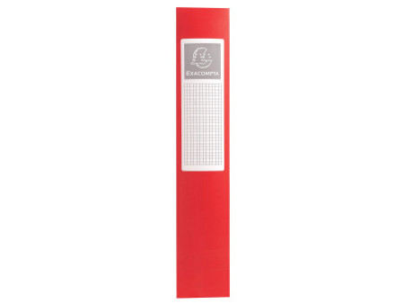 EXACOMPTA Boîte de classement Opaque, PP, 60 mm, rouge